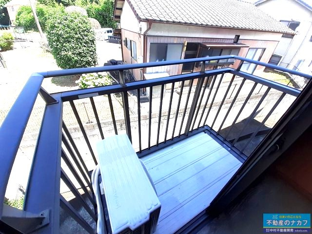 村上第一アパートのバルコニー