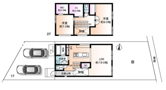 【間取り】 | 新稲6丁目