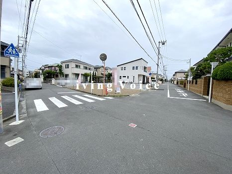 【前面道路含む現地写真】 | 【仲介手数料０円】平塚市花水台　土地（売地）全2区画 | 平塚市花水台　土地（売地）全2区画