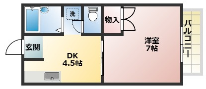 神戸市須磨区板宿町２丁目のハイツ