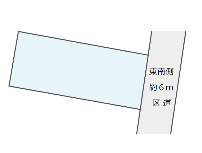 【土地図】 | 台東区浅草5丁目　売地 | 敷地面積４１．８８㎡の整形地！東南側、約6ｍの公道に面しております。