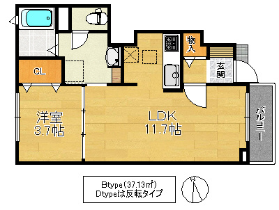 ラインテラの間取り