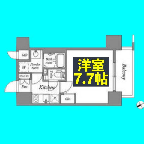 エスリード新栄テセラの間取り