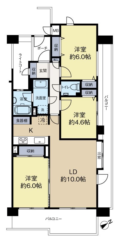 ザ・ステイツ志木パークステージの間取り