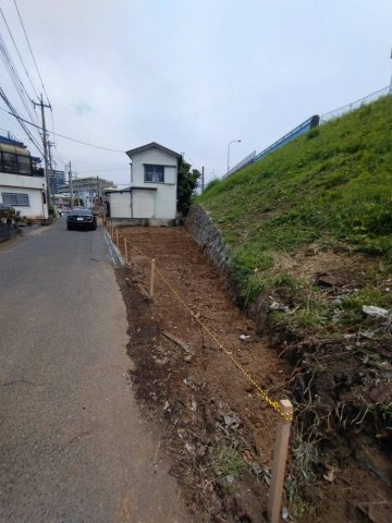 越谷市袋山 土地の外観
