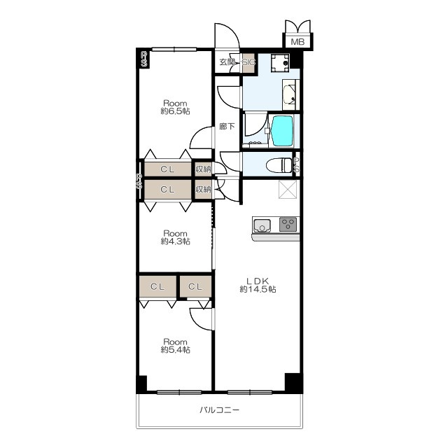 ダイアパレス長津田の間取り