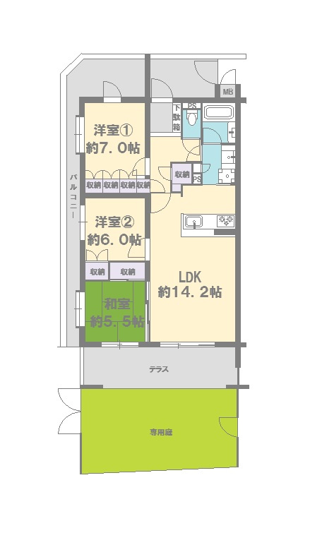 パルスグランレジオ船橋の間取り