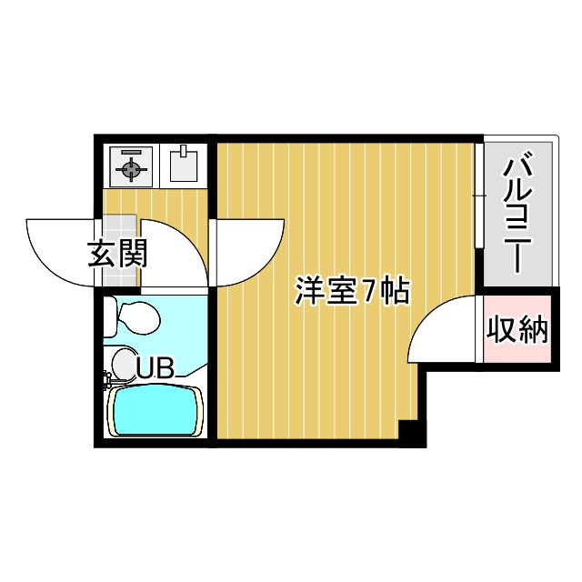 住吉パークハイツの間取り