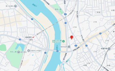 【地図】 | 福岡県中間市中間1丁目