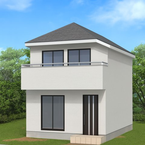 【完成予想図】 | あきる野市伊奈　売地　全16区画　3号区 | 完成予想図（外観）