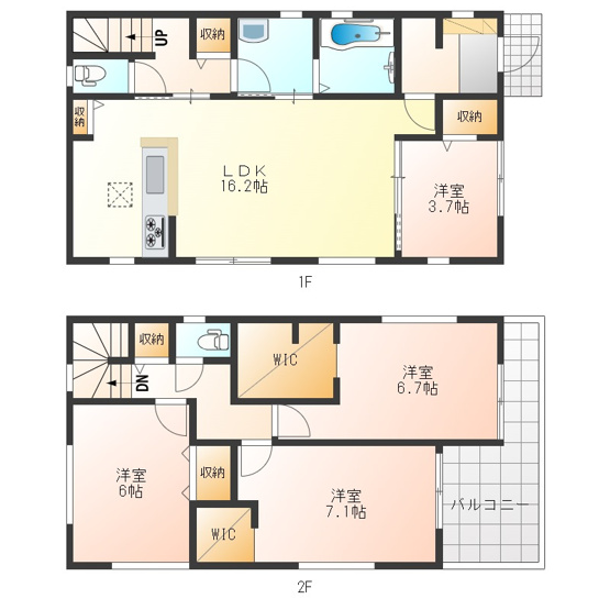 【参考プラン】 | あきる野市伊奈　売地　全16区画　3号区 | 参考プラン間取図