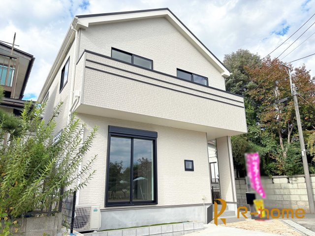 流山市平方　新築戸建て　A号棟の外観|建物完成いたしました！ご予約で『平日』や『夕方』などでもご見学可能です！