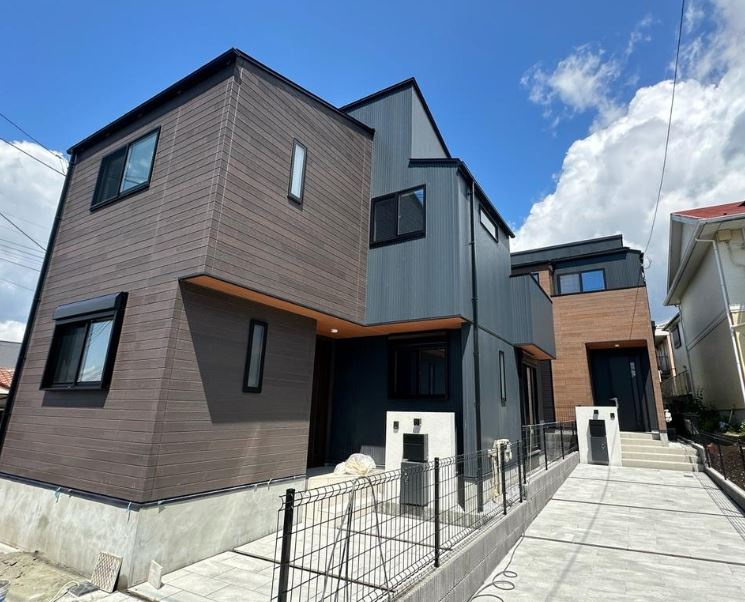 仲介手数料無料　横浜市中区矢口台の外観パース