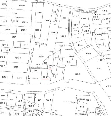 下都賀郡壬生町通町　土地の土地図
