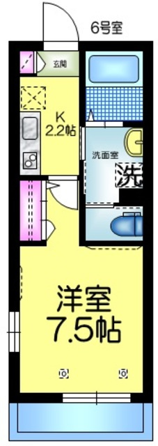 ラ　スカラ　西船橋の間取り|★角部屋★二面採光★