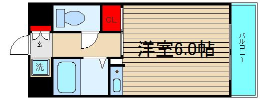 サンキャドマスMinaimi.堀江の間取り
