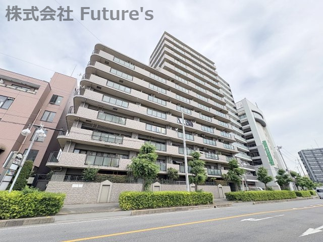 ライオンズプラザ三郷の外観|ペットと暮らせるマンションです