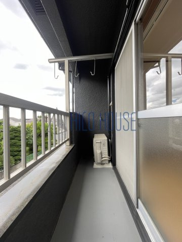 グリーンテラス橋本のバルコニー