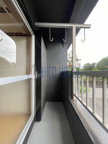 グリーンテラス橋本のバルコニー