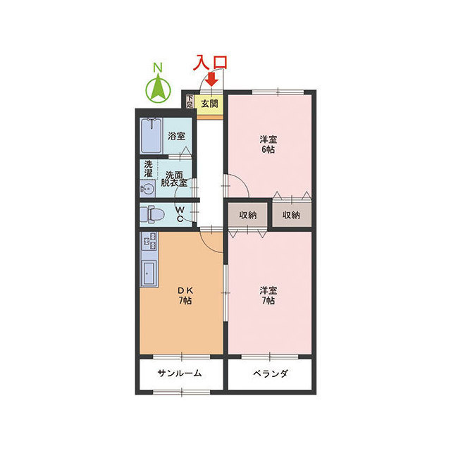 レトワールの間取り
