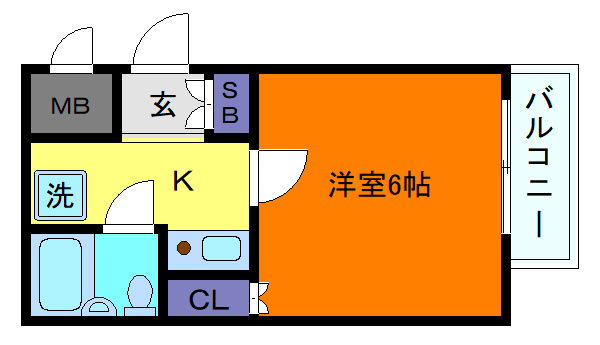 神戸リブプレイス深江南の間取り