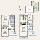 杉並区宮前４丁目　新築戸建て　B号棟の画像