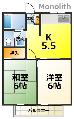 エステートピアサンピースの間取り