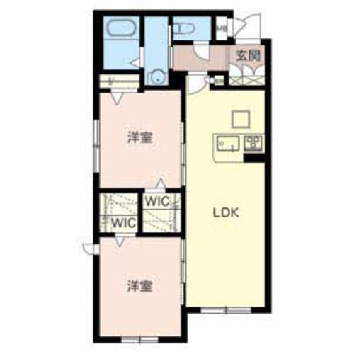 姫路市西今宿５丁目の賃貸マンションの間取り