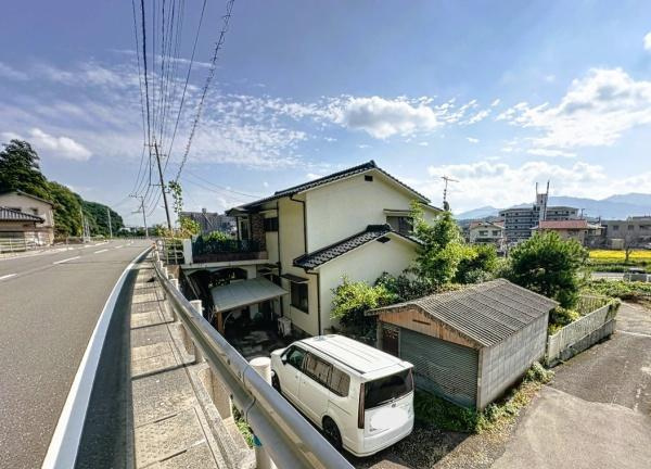 賀来　土地の前面道路含む現地写真|現地写真
