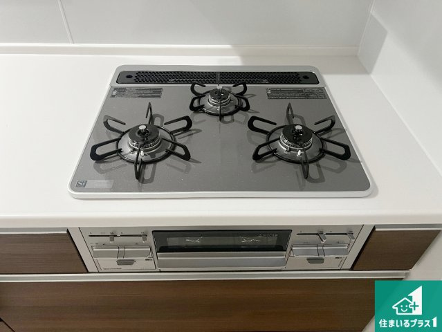 堺市東区北野田　新築一戸建ての設備|ダブル高火力Ｓｉセンサー付きコンロ！