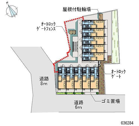 レオパレス柏の丘の区画図|画像4