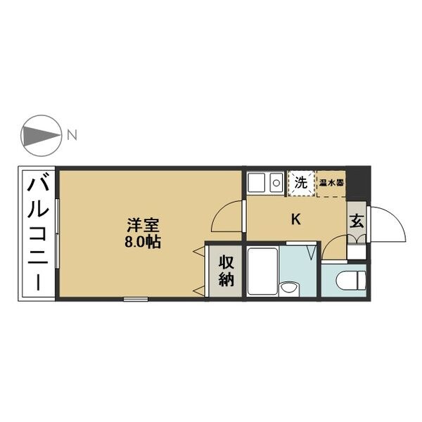 エクセランス小池Ⅱの間取り
