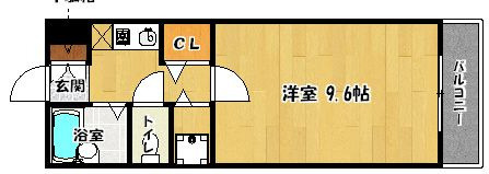 プレステージ室見の間取り