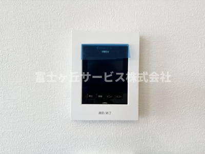 【セキュリティ】 | 静岡市駿河区豊田3丁目 新築一戸建て 3号棟 | 来客の際、顔が見えて安心です