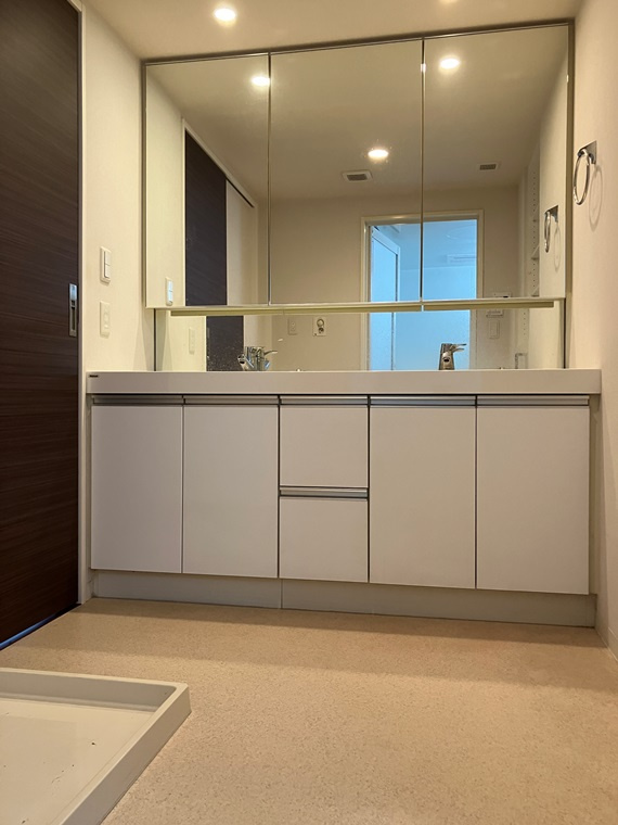 パークシティさいたま北ガーデンレジデンスの洗面所