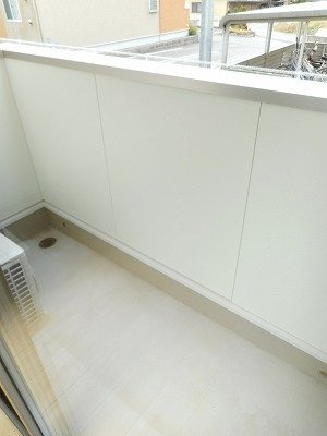 アイズ　ガーデンＡのバルコニー