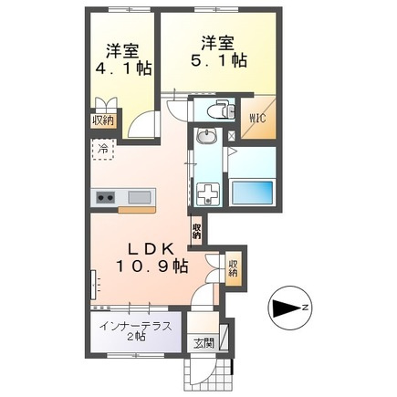新築）フォレスト離宮津福の間取り|使い勝手の良い間取りです♪