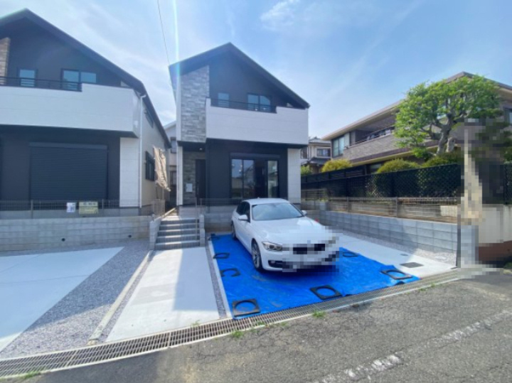 祝　成約済み　八王子市　富士見町　新築戸建て　４期の外観|東道路で陽当たり良好な新築戸建てです。～仲介手数料無料☆八王子ひなた不動産～八王子市富士見町　新築戸建て