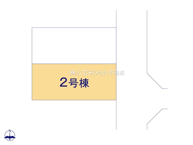 『八王子市新築戸建て』八王子市富士見町41-4【仲介手数料無料】　４期の区画図|～仲介手数料無料☆八王子ひなた不動産～八王子市富士見町　新築戸建て