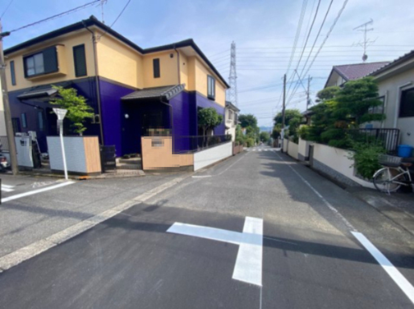 『八王子市新築戸建て』八王子市富士見町41-4【仲介手数料無料】　４期の前面道路含む現地写真|～仲介手数料無料☆八王子ひなた不動産～八王子市富士見町　新築戸建て