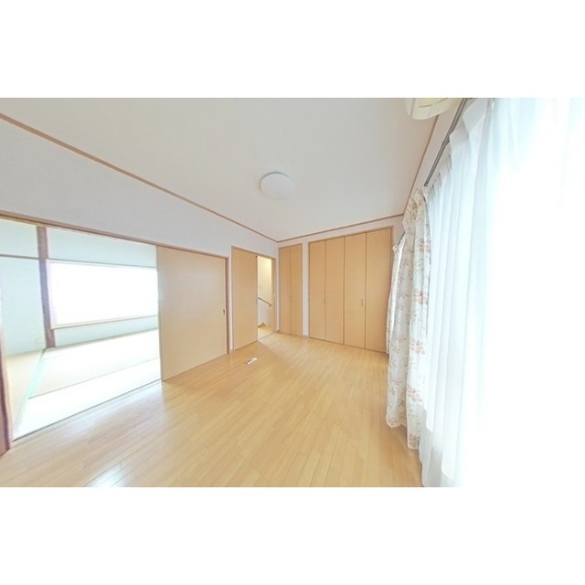 岐阜市忠節町４丁目の一戸建ての居間・リビング|2階南洋室