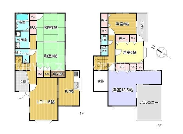 【間取り】 | 現地の内覧をご希望の方、ご質問等も御座いましたらお気軽にお問合せ下さい♪住宅ローンもお任せ下さい♪