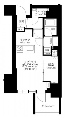 品川区荏原４丁目の賃貸マンション