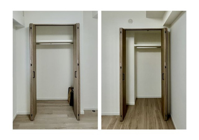 【収納】 | レジデンシャルステートタワー南千住 | 居室にはクローゼットを完備し、自由度の高い家具の配置が叶うシンプルな空間です。お子様の成長と必要になる子供部屋を与えるにはぴったりの間取りですね。