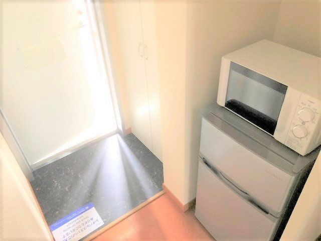 レオパレスぺルラの玄関|毎日通る玄関はこちらです