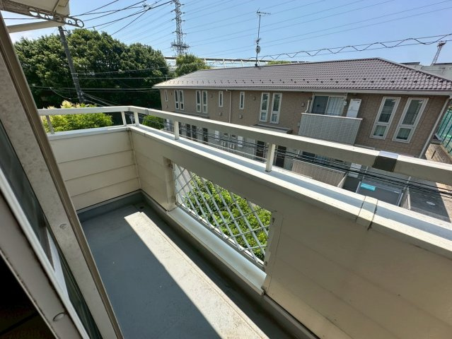 ローズハイツのバルコニー