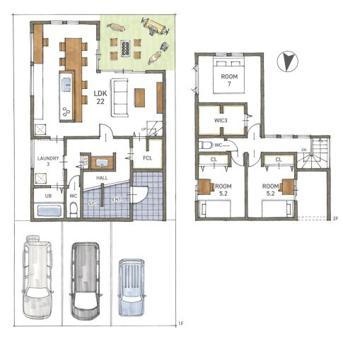 COLORSCITY63区画 TRIBUTEイエコレ　天然木デザイン建売