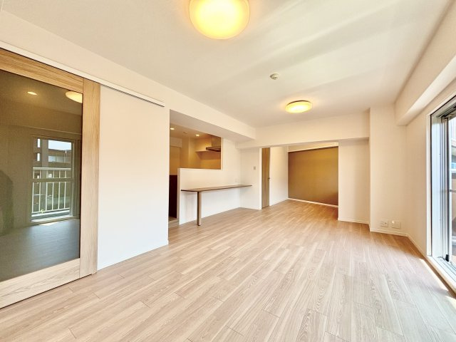 千里山田グリーンハイツ弐号棟の居間・リビング