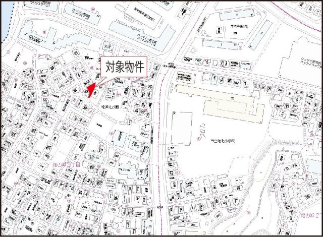福岡市西区姪の浜３丁目 売り土地の地図