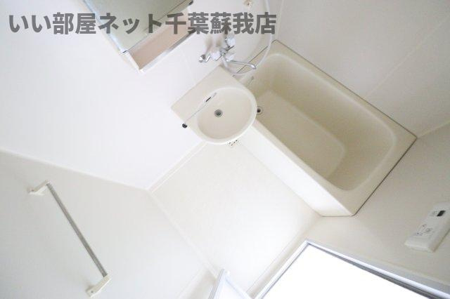 ハイムカメリアの浴室|日々の疲れを癒すお風呂付です